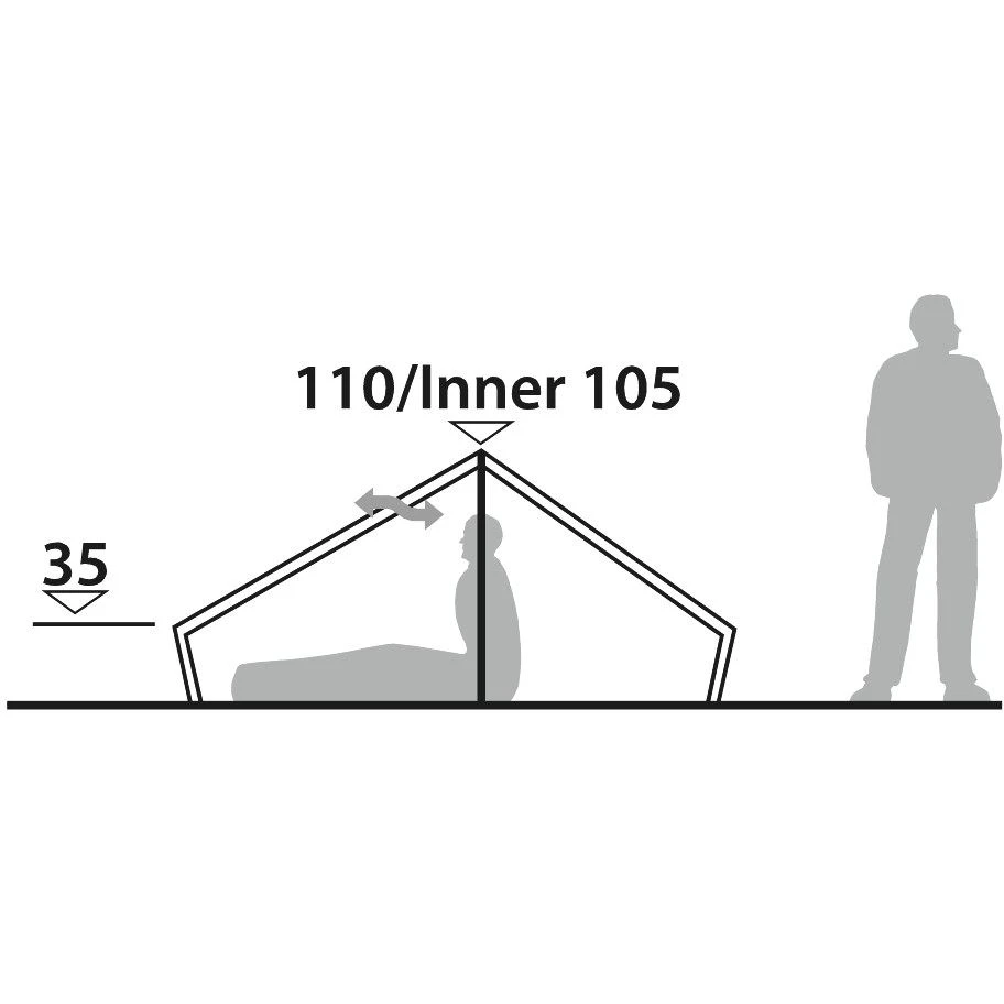 Robens Chaser 3XE Tent - Dark Green 6 Robens Chaser 3XE Tent - Dark Green - Image 4