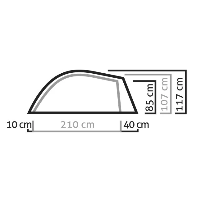 Salewa Litetrek III Tent - Lightgrey/cactus 5315 5 Salewa Litetrek III Tent - Lightgrey/cactus 5315 - Image 3