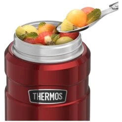 THERMOS® Stainless King Insulated Food Jar 0.47L - Cranberry -Camping Keuken Verkoop 244259 04 d 476425