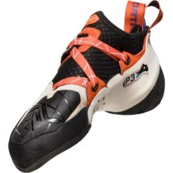 La Sportiva Solution Klimschoenen Dames - White/Lily Orange -Camping Keuken Verkoop 274370 02 d 549657