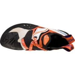 La Sportiva Solution Klimschoenen Dames - White/Lily Orange -Camping Keuken Verkoop 274370 05 d 549660
