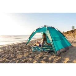 Uquip Buzzy Beach Shelter - Petrol/grey -Camping Keuken Verkoop 274594 10 d 550226