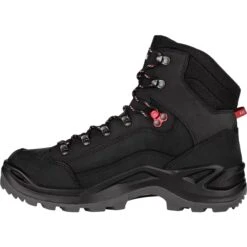 LOWA Renegade GTX Mid Heren Bergschoenen - Black/ruby Red -Camping Keuken Verkoop 310945 9913 renegade gtx mid herren wanderschuhe schwarz rubinrot 4 1500708