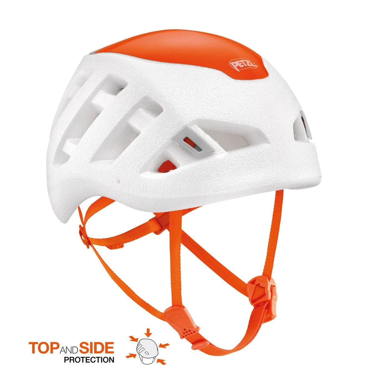 Petzl Sirocco Helmet - White/orange 3 Petzl Sirocco Helmet - White/orange