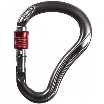 Ocun Ocún Harpy HMS Screw Carabiner - Anthacite/red 3 Ocun Ocún Harpy HMS Screw Carabiner - Anthacite/red