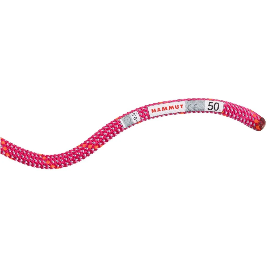 Mammut 9.5 Crag Dry Touw - 60m - Pink-zen 4 Mammut 9.5 Crag Dry Touw - 60m - Pink-zen - Image 2