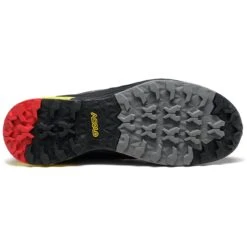 Asolo Softrock Schoenen - Zwart/zwart/geel -Camping Keuken Verkoop asolo softrock a40050 b050 01 1196676