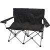 Basic NATURE | Relags Travelchair Love Seat Campingstoel - Zwart -Camping Keuken Verkoop basic nature travelchair camping chair love seat black 1 1435338