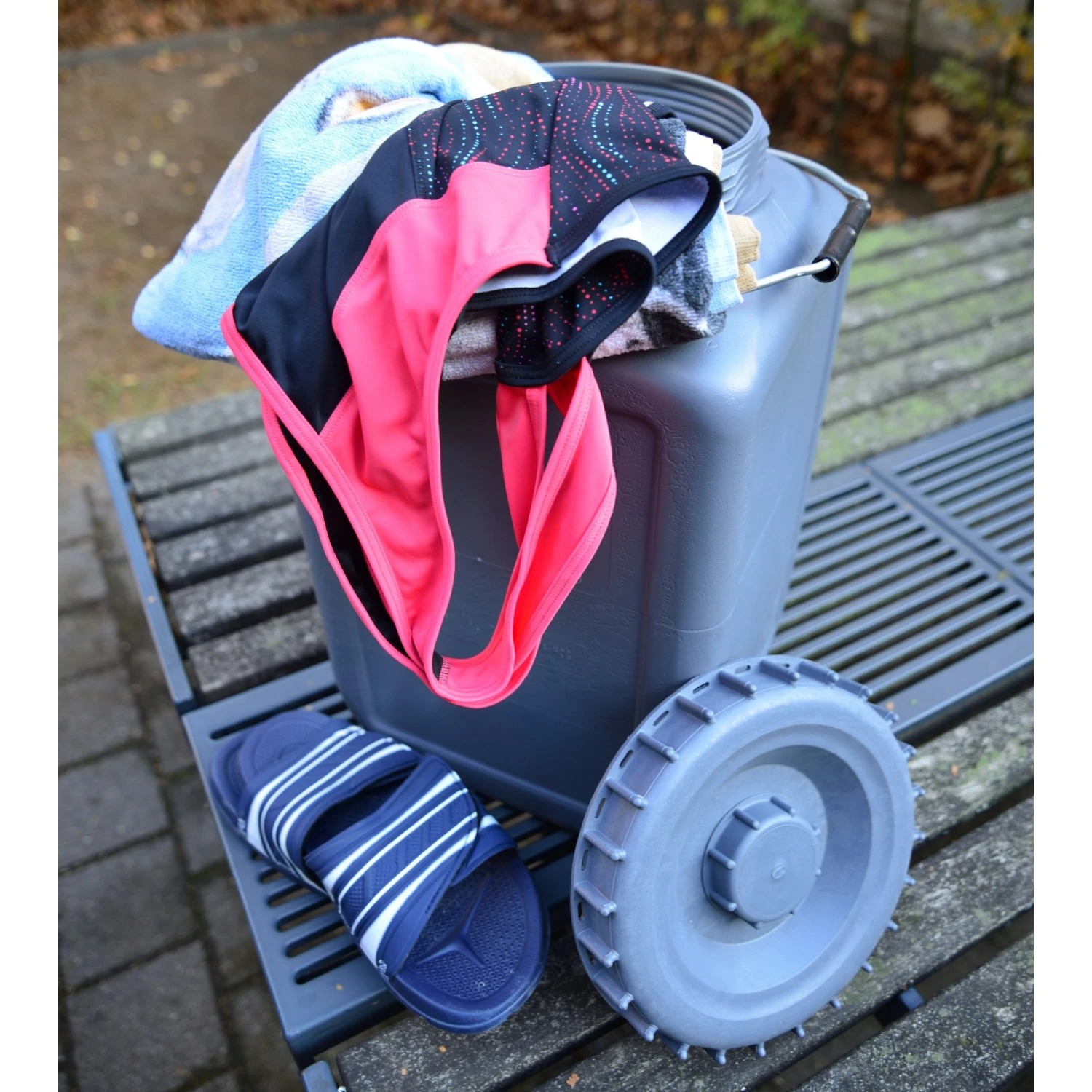 Basic NATURE | Relags Bak Met Brede Hals - 20L - Grijs 4 Basic NATURE | Relags Bak Met Brede Hals - 20L - Grijs - Image 2