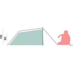 Bergans Trollhetta Tunnel 2-Persoons Tent - Light Fogblue -Camping Keuken Verkoop bergans trollhetta tunnel 2 person tent light fogblue 5 1368460