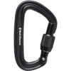 Black Diamond LiteForge Screwgate Carabiner - Black -Camping Keuken Verkoop black diamond liteforge carabiner black 829083