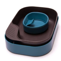 Wildo Camp-A-Box Basic GREEN Dishes - Azure