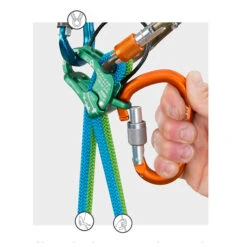 Climbing Technology Be Up Zekeringsapparaat - Blue -Camping Keuken Verkoop climbing technologies be up 2d657a5yv green g 1027404