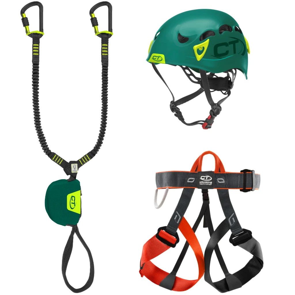 Climbing Technology Via Ferrata Kit Evo G (K-Classic Slider + Galaxy + Discovery) 3 Climbing Technology Via Ferrata Kit Evo G (K-Classic Slider + Galaxy + Discovery)