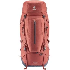 Deuter Aircontact X 70+15 SL Women's Trekking Backpack - Redwood-ink -Camping Keuken Verkoop deuter aircontact x 70 15 sl women trekking backpack redwood ink 6 1236939