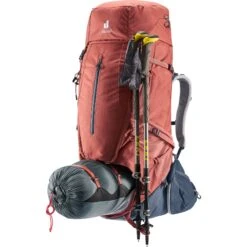 Deuter Aircontact X 70+15 SL Women's Trekking Backpack - Redwood-ink -Camping Keuken Verkoop deuter aircontact x 70 15 sl women trekking backpack redwood ink 8 1236940