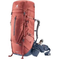 Deuter Aircontact X 70+15 SL Women's Trekking Backpack - Redwood-ink -Camping Keuken Verkoop deuter aircontact x 70 15 sl women trekking backpack redwood ink 9 1236941