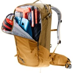 Deuter Freerider 30 Rugzak - Cinnamon-almond -Camping Keuken Verkoop deuter freerider 30 ski tour backpack cinnamon almond 7 1287551