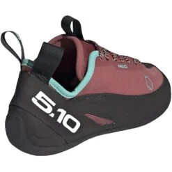 Five Ten Niad Lace Women's Climbing Shoes - Core Black / Crew Red / Acid Mint -Camping Keuken Verkoop five ten fw2874 niad lace core black crew red acid mint 01 970496