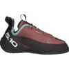 Five Ten Niad Lace Women's Climbing Shoes - Core Black / Crew Red / Acid Mint -Camping Keuken Verkoop five ten fw2874 niad lace core black crew red acid mint 06 970501
