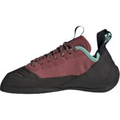 Five Ten Niad Lace Women's Climbing Shoes - Core Black / Crew Red / Acid Mint -Camping Keuken Verkoop five ten fw2874 niad lace core black crew red acid mint 07 970502