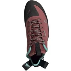 Five Ten Niad Lace Women's Climbing Shoes - Core Black / Crew Red / Acid Mint -Camping Keuken Verkoop five ten fw2874 niad lace core black crew red acid mint 08 970503