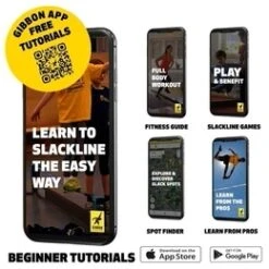 GIBBON Classic Line + Tree Protection - 15m Slackline Set -Camping Keuken Verkoop gibbon classicline treewear set 18816 02 1512119 2