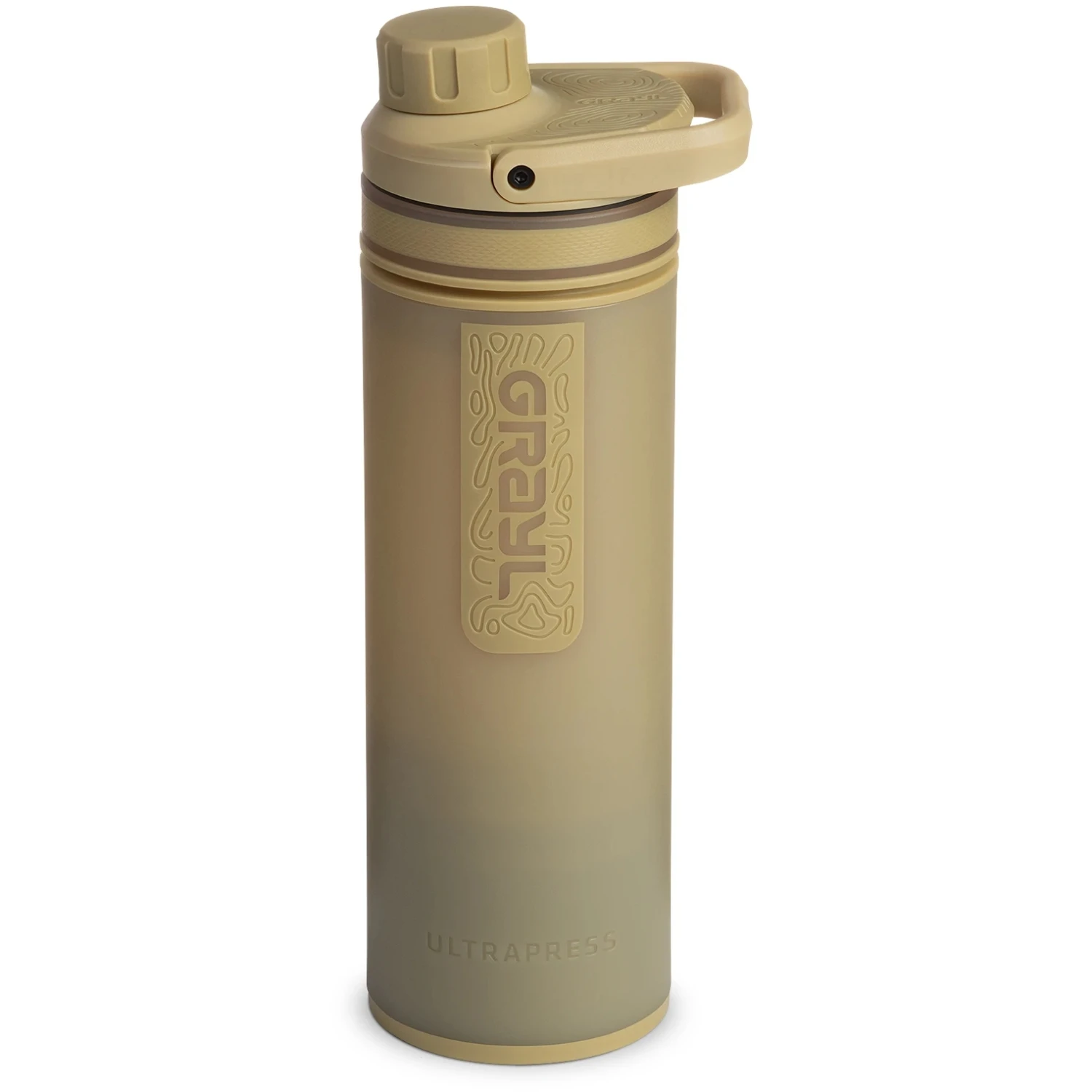 Grayl UltraPress Purifier Drinkfles Met Waterfilter - 500ml - Desert Tan 3 Grayl UltraPress Purifier Drinkfles Met Waterfilter - 500ml - Desert Tan