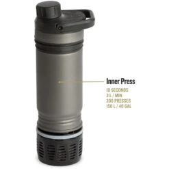 Grayl UltraPress Purifier Titanium Fles Met Waterfilter - 500ml - Desert Tan -Camping Keuken Verkoop grayl ultrapress purifier titanium bottle with water filter 500ml 3 1494954