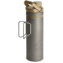 Grayl UltraPress Purifier Titanium Fles Met Waterfilter - 500ml - Desert Tan -Camping Keuken Verkoop grayl ultrapress purifier titanium bottle with water filter 500ml destert tan 5 1494972