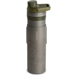 Grayl UltraPress Purifier Titanium Fles Met Waterfilter - 500ml - Olive Drab -Camping Keuken Verkoop grayl ultrapress purifier titanium bottle with water filter 500ml olive drab 1 1494961