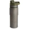 Grayl UltraPress Purifier Titanium Fles Met Waterfilter - 500ml - Olive Drab -Camping Keuken Verkoop grayl ultrapress purifier titanium bottle with water filter 500ml olive drab 3 1494963