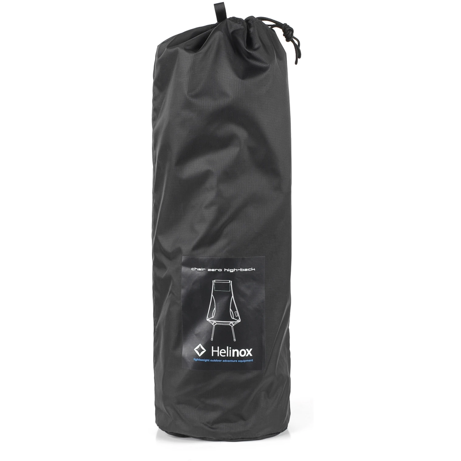 Helinox Chair Zero High Back Camping Chair - Black - Cyan Blue 7 Helinox Chair Zero High Back Camping Chair - Black - Cyan Blue - Image 5