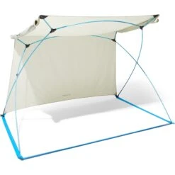 Helinox Royal Box Shade - Strandtentje - Sand / Cyan Blue -Camping Keuken Verkoop helinox royal box shade sand cyan blue 15802r2 04 1405219