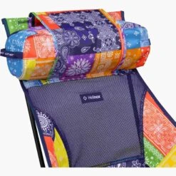 Helinox Sunset Chair - Campingstoel - Rainbow Bandana Quilt / Zwart -Camping Keuken Verkoop helinox sunset chair rainbow bandana black 14709 03 1405361