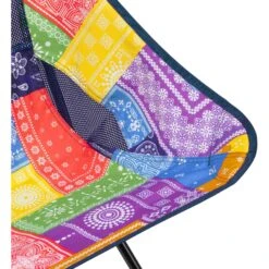 Helinox Sunset Chair - Campingstoel - Rainbow Bandana Quilt / Zwart -Camping Keuken Verkoop helinox sunset chair rainbow bandana black 14709 05 1405363
