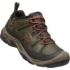 KEEN Circadia Waterproof Men's Shoes - Black Olive / Potters Clay -Camping Keuken Verkoop keen circadia waterproof men shoes 1026774 01 1273682
