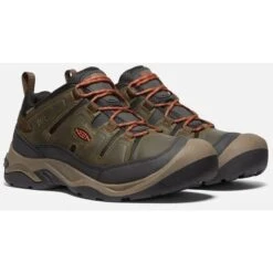 KEEN Circadia Waterproof Men's Shoes - Black Olive / Potters Clay -Camping Keuken Verkoop keen circadia waterproof men shoes 1026774 03 1281590