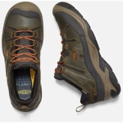 KEEN Circadia Waterproof Men's Shoes - Black Olive / Potters Clay -Camping Keuken Verkoop keen circadia waterproof men shoes 1026774 04 1281591