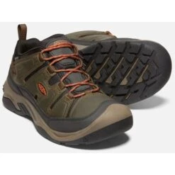 KEEN Circadia Waterproof Men's Shoes - Black Olive / Potters Clay -Camping Keuken Verkoop keen circadia waterproof men shoes 1026774 05 1281592