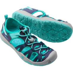 KEEN Moxie Kids Sandals - Dress Blue / Viridian -Camping Keuken Verkoop keen moxie youth dress blue viridian 1016351 5 817697