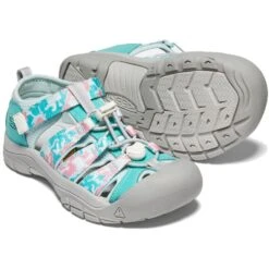 KEEN Newport H2 Kinder Sandalen - Camo / Pink Icing (Size 32-39) -Camping Keuken Verkoop keen newport h2 youth sandals camo pink icing 1 1204609