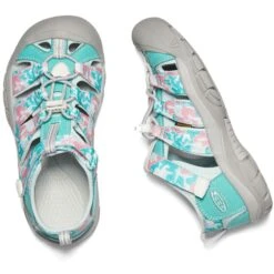 KEEN Newport H2 Kinder Sandalen - Camo / Pink Icing (Size 32-39) -Camping Keuken Verkoop keen newport h2 youth sandals camo pink icing 4 1204606