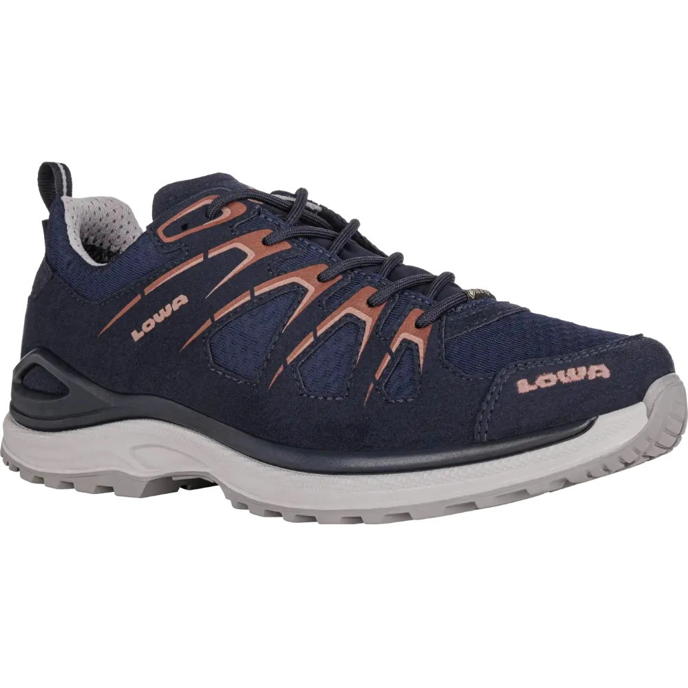 LOWA Innox Evo GTX Lo Dames Schoenen - Navy/redwood 3 LOWA Innox Evo GTX Lo Dames Schoenen - Navy/redwood