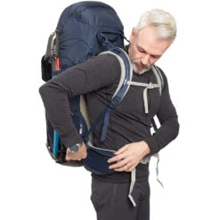 Lowe Alpine Manaslu 65:80L Rugzak - M/L - Zwart -Camping Keuken Verkoop lowe alpine manaslu 65 80l backpack l xl navy 4 1578362