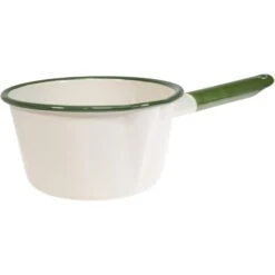 Nordisk Madam Blå Saucepan 700ml - Cream -Camping Keuken Verkoop madam bla saucepan 119091 nordisk enamel saucepan creme 05 989225