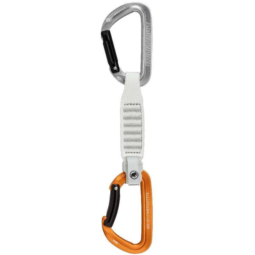 Mammut Sender Keylock 12 Cm Quickdraw - Light Grey-gold 3 Mammut Sender Keylock 12 Cm Quickdraw - Light Grey-gold