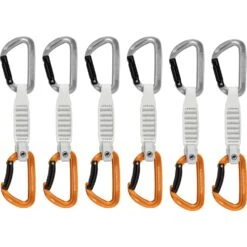 Mammut Sender Keylock 12 Cm Quickdraws - Set Van 6 - Light Grey-gold