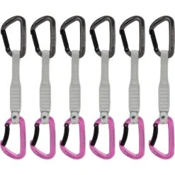 Mammut Workhorse Keylock 17 Cm Quickdraw Set - Set Van 6 - Grey-pink