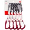 Ocun Ocún Hawk QD Combi Bio-DYN-Ring 15 Mm Quickdraw Set - 10 Cm - Pack Of 5 - Rood -Camping Keuken Verkoop ocun hawk qd combi bio dyn ring 15 mm 10 cm red 05039 02 1367387